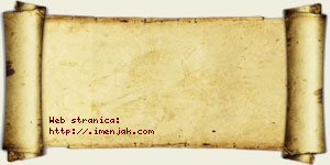 Aca Ćokić vizit kartica